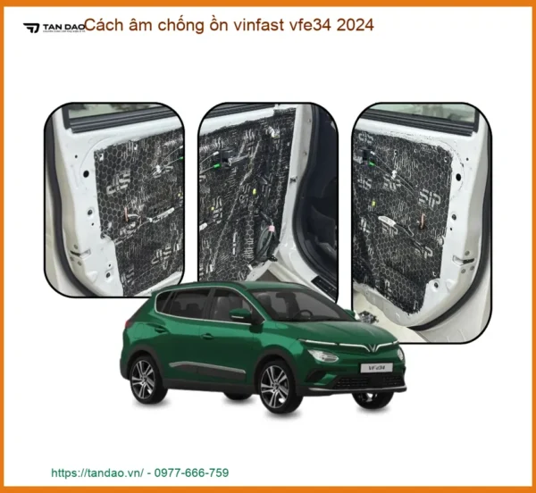 Cách âm chống ồn Vinfast VF e34 2024 - Địa Chỉ Lắp Đặt Uy Tín TPHCM