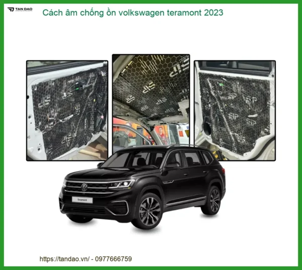 Cách âm chống ồn Volkswagen Teramont 2023 - Trung Tâm Lắp Đặt Uy Tín TPHCM