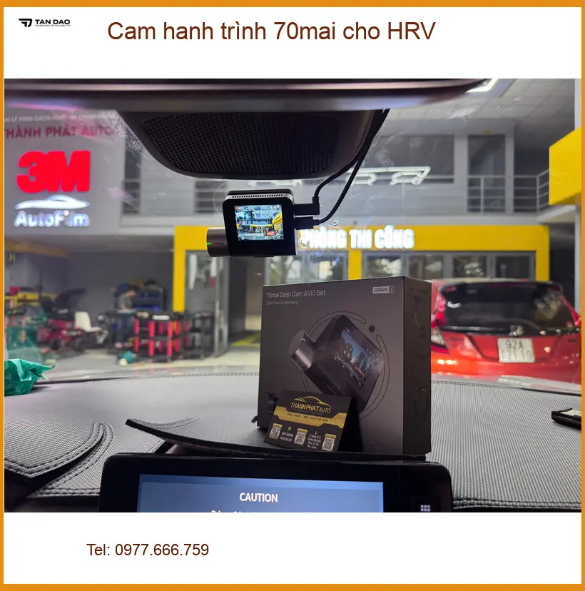 Anh Quang Minh lắp Cam hành trình 70mai cho HRV tại Quận 9 để đảm bảo an toàn giao thông ảnh thực tế 3