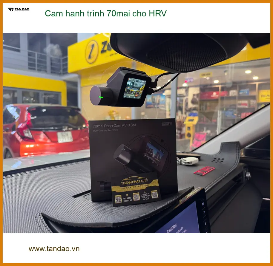 Anh Quang Minh lắp Cam hành trình 70mai cho HRV tại Quận 9 để đảm bảo an toàn giao thông ảnh thực tế 5