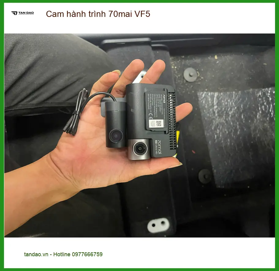 Chị Thảo gắn cam hành trình 70mai VF5 cho Hyundai Santa Fe ở Quận 9 ảnh thực tế 2