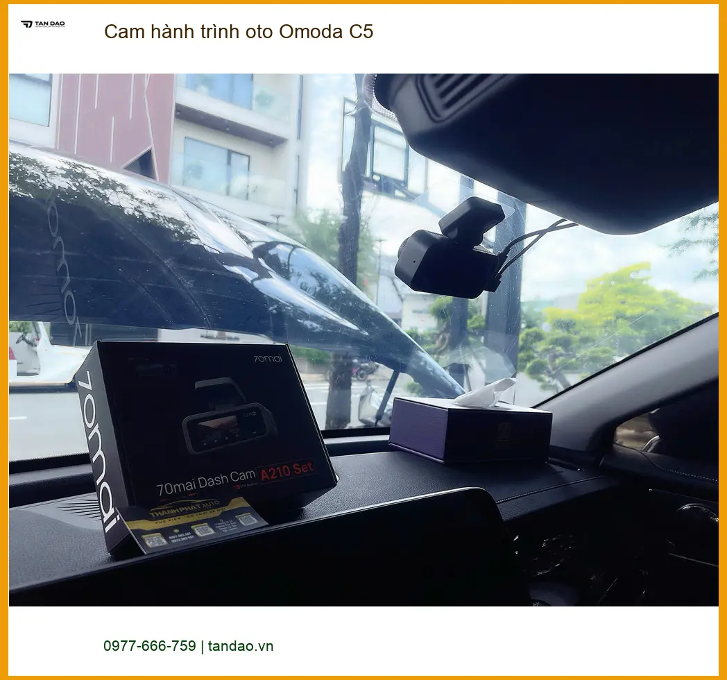 Anh Khang lắp cam hành trình oto Omoda C5 Quận 9 để ghi lại hành trình an toàn ảnh thực tế 4