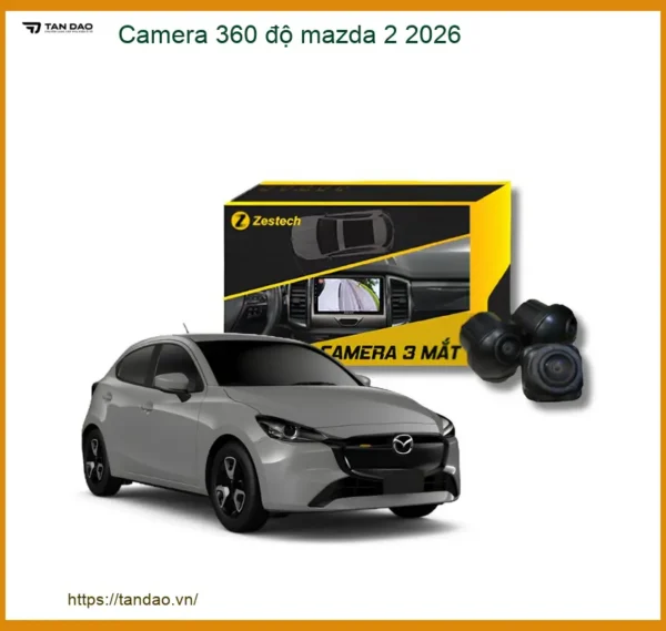 Hệ Thống Camera 360 độ cho Mazda 2 2026 - Trung Tâm Lắp Đặt Chính Hãng Uy Tín TPHCM