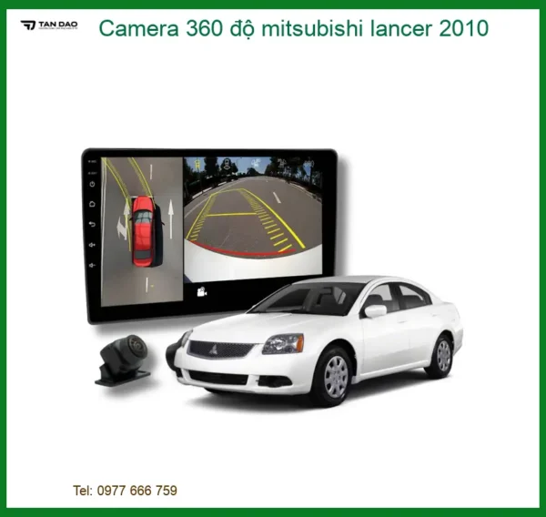 Camera 360 độ Mitsubishi Lancer 2010 - Địa Chỉ Lắp Đặt Chính Hãng TPHCM