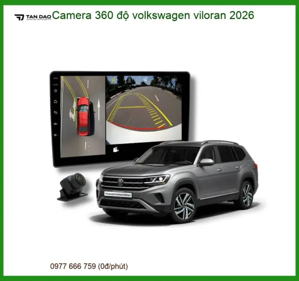 Camera 360 độ Volkswagen Viloran 2026 - Trung Tâm Lắp Đặt Uy Tín TPHCM