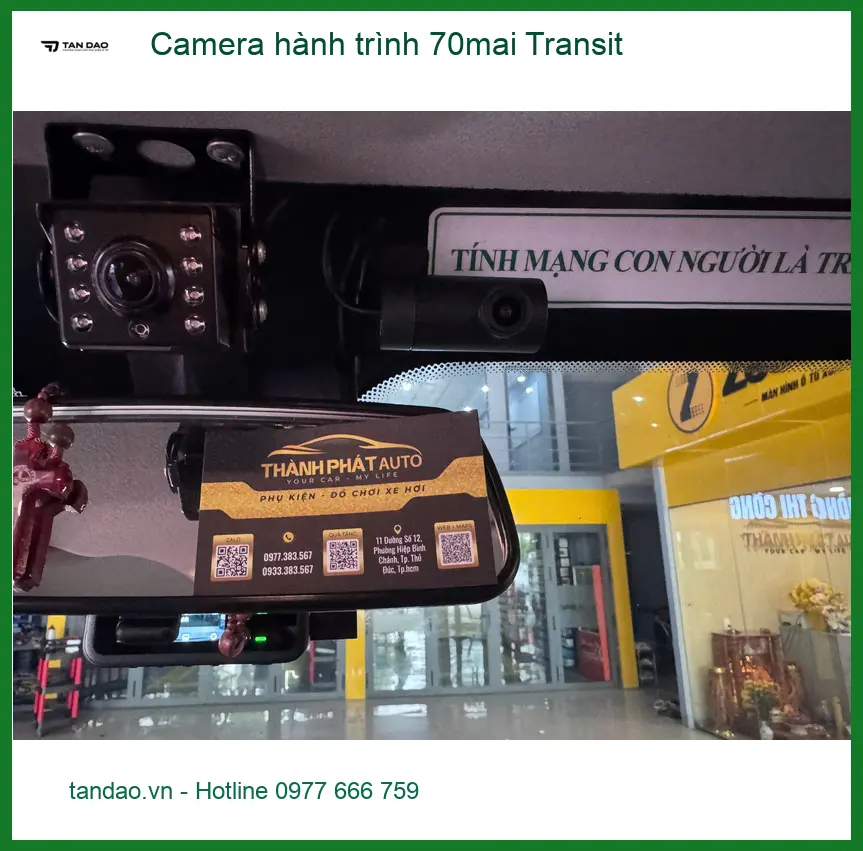 Anh Cường lắp Camera hành trình 70mai Transit cho Mazda 3 tại Quận 9 ảnh thực tế 3