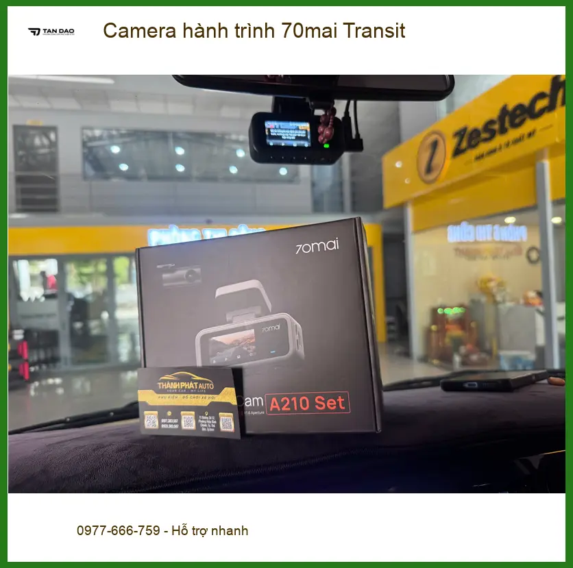 Anh Cường lắp Camera hành trình 70mai Transit cho Mazda 3 tại Quận 9 ảnh thực tế 4