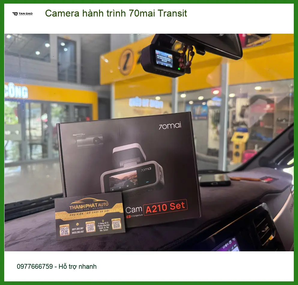 Anh Cường lắp Camera hành trình 70mai Transit cho Mazda 3 tại Quận 9 ảnh thực tế 5