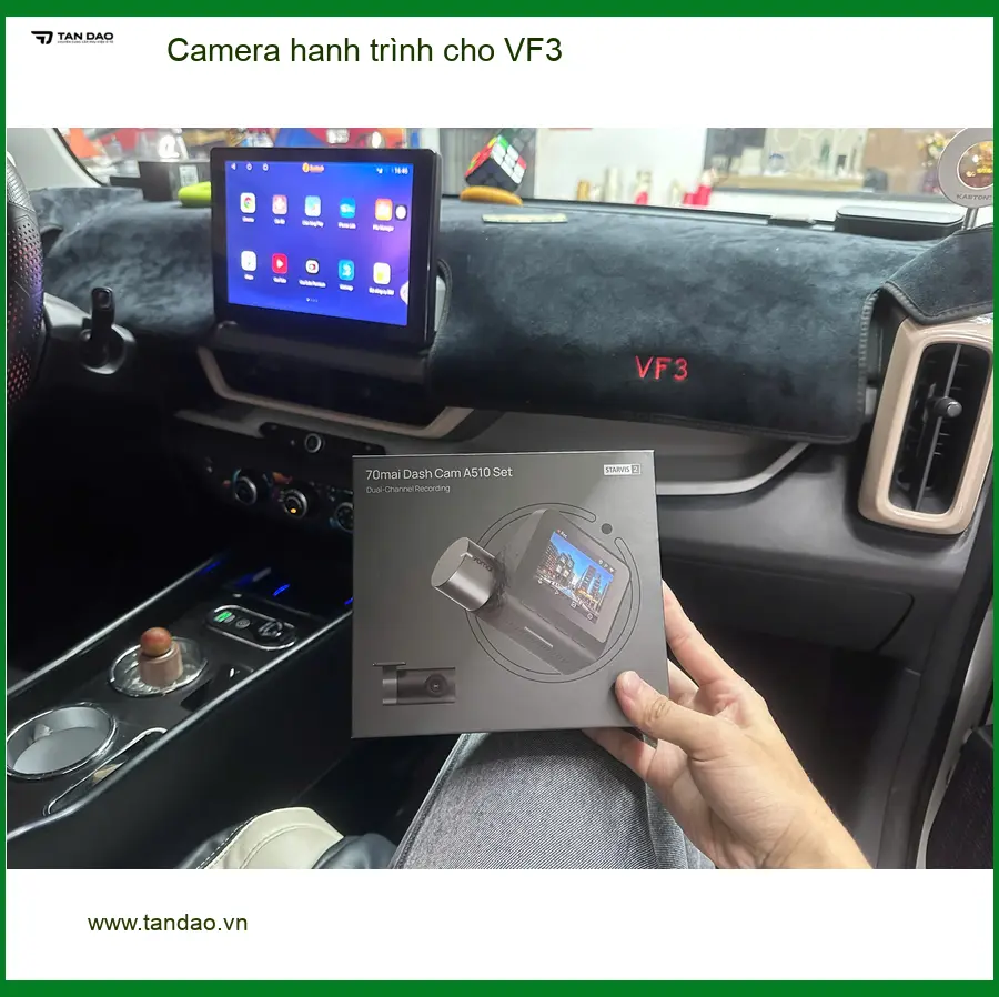Anh Tùng lắp camera hành trình VinFast VF3 tại Quận 12 an tâm di chuyển ảnh thực tế 4