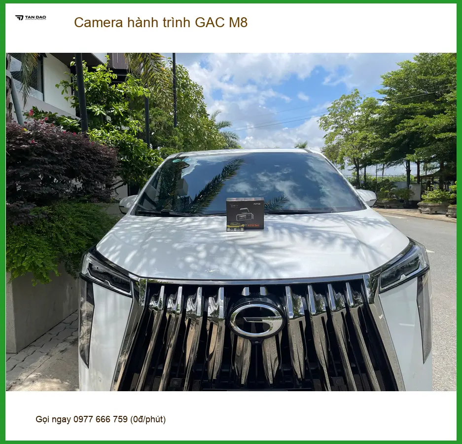 Anh Minh lắp Camera hành trình GAC M8 Quận 9 để ghi lại hành trình công tác xa ảnh thực tế 2