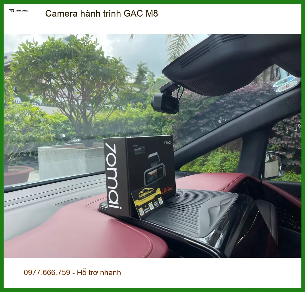 Anh Minh lắp Camera hành trình GAC M8 Quận 9 để ghi lại hành trình công tác xa ảnh thực tế 4