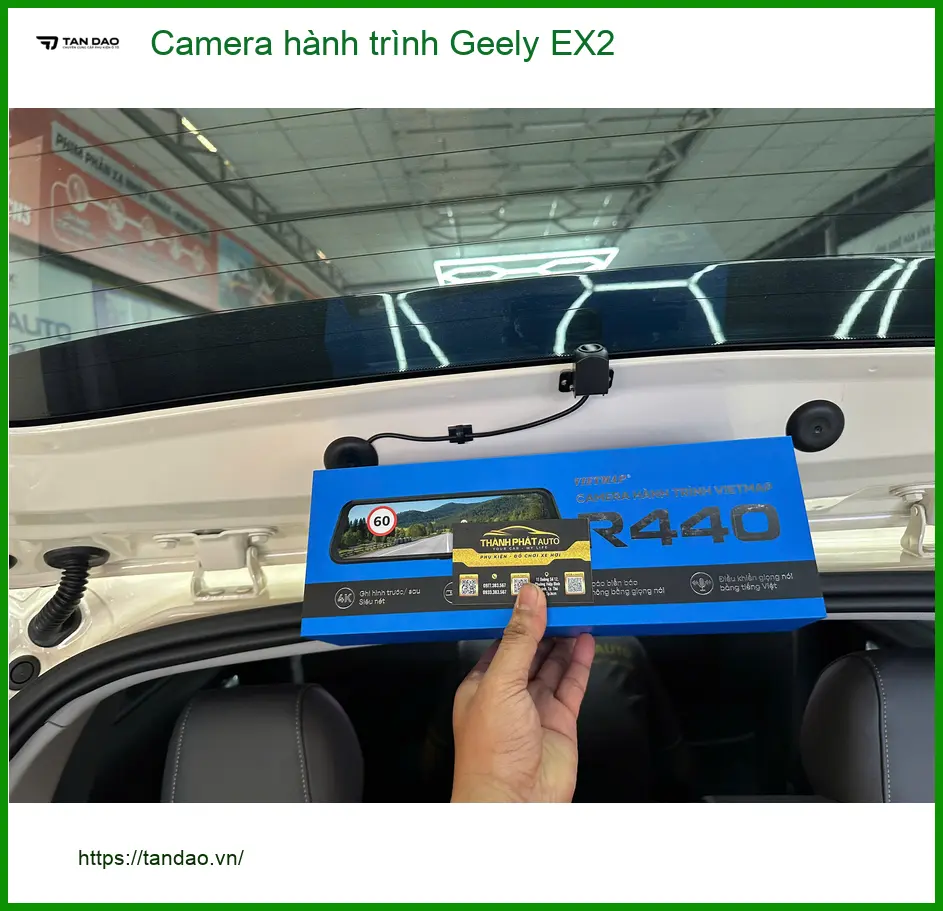 Anh Khải gắn Camera hành trình Geely EX2 tại Quận 12 cho xe Hyundai Accent. ảnh thực tế 4