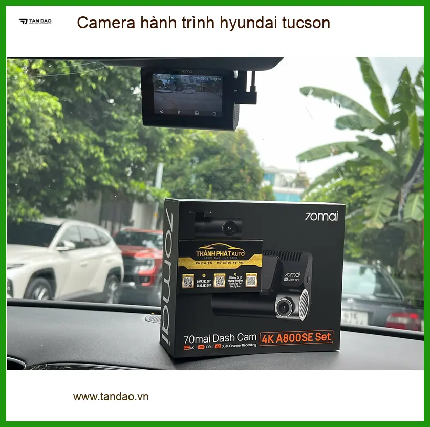 Anh Tuấn Kiệt lắp camera hành trình Hyundai Tucson tại Quận Thủ Đức. ảnh thực tế 3