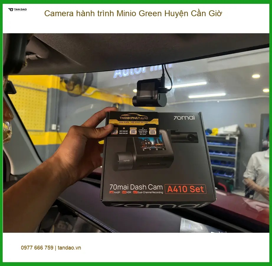 Địa Chỉ Lắp Camera Hành Trình Ô Tô Minio Green Tại Huyện Cần Giờ - Giá Tốt TPHCM ảnh thực tế 3