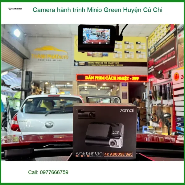 Nơi Gắn Camera Hành Trình Ô Tô Minio Green Huyện Củ Chi - Giá Tốt TPHCM