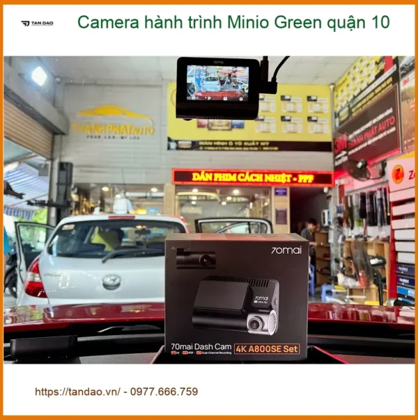Nơi Lắp Camera Hành Trình Ô Tô hành trình Minio Green quận 10 - Giá Tốt TPHCM