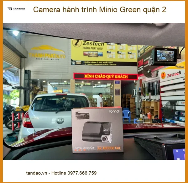Nơi Lắp Camera Hành Trình Ô Tô Minio Green tại Quận 2 - Giá Tốt TPHCM