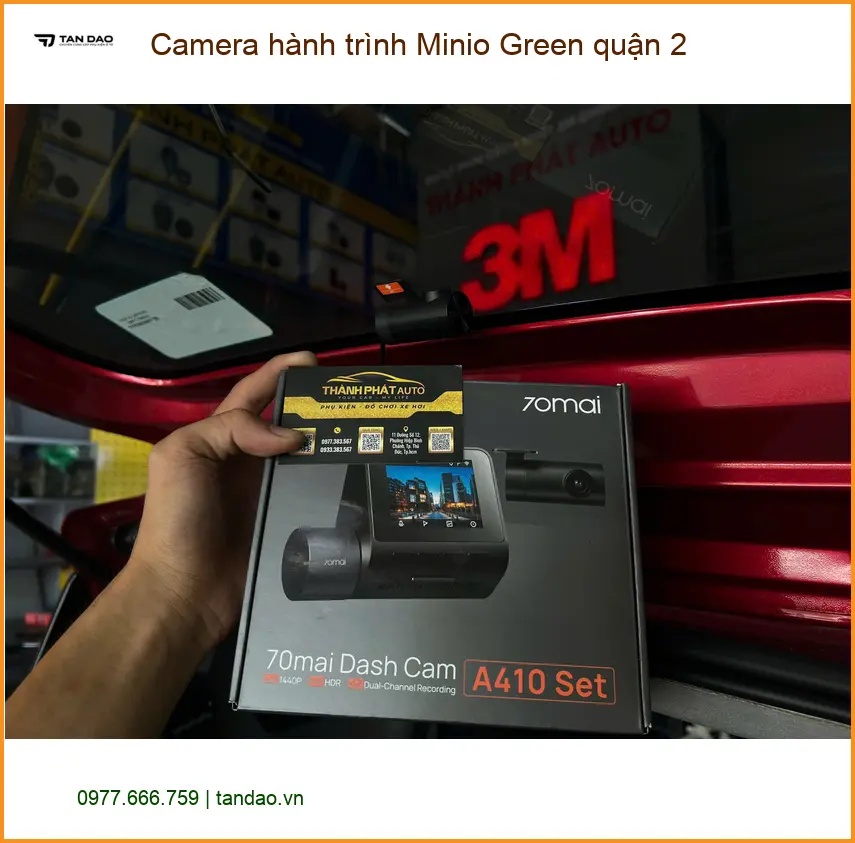 Nơi Lắp Camera Hành Trình Ô Tô Minio Green tại Quận 2 - Giá Tốt TPHCM ảnh thực tế 2