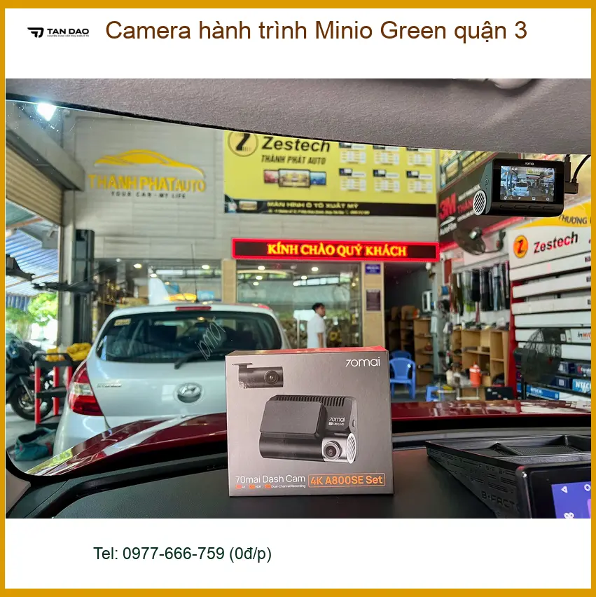 Nơi Lắp Camera Hành Trình Ô Tô hành trình Minio Green quận 3 - Giá Tốt TPHCM