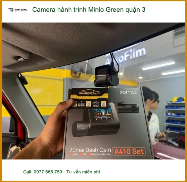 Alternative view of Nơi Lắp Camera Hành Trình Ô Tô hành trình Minio Green quận 3 - Giá Tốt TPHCM
