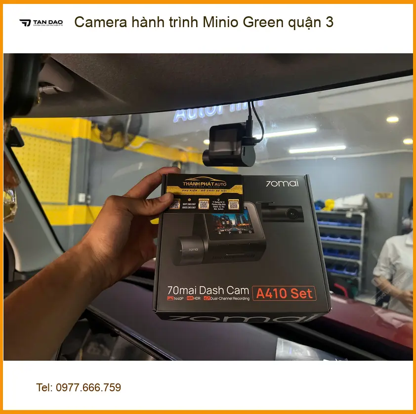 Nơi Lắp Camera Hành Trình Ô Tô hành trình Minio Green quận 3 - Giá Tốt TPHCM ảnh thực tế 3