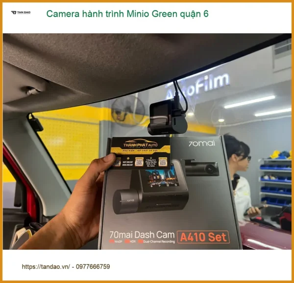 Nơi Lắp Camera Hành Trình Ô Tô Minio Green Quận 6 - Giá Tốt TPHCM