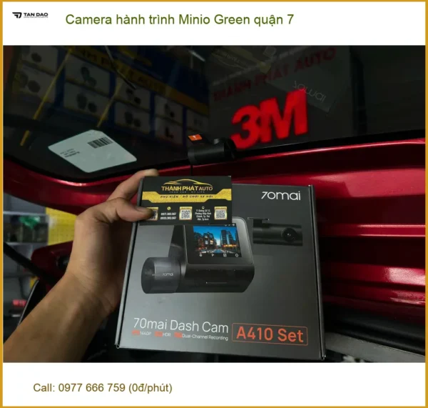 Nơi Lắp Camera Hành Trình Ô Tô Minio Green quận 7 - Giá Tốt TPHCM