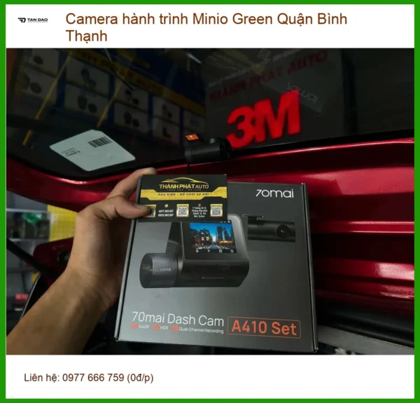 Nơi Lắp Camera Hành Trình Ô Tô Minio Green Quận Bình Thạnh - Giá Tốt TPHCM