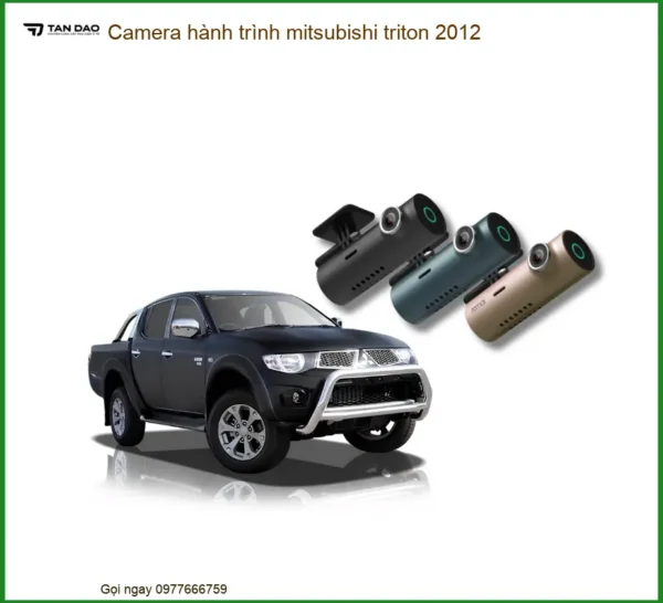 Camera hành trình Mitsubishi Triton 2012 - Trung Tâm Gắn Uy Tín TPHCM