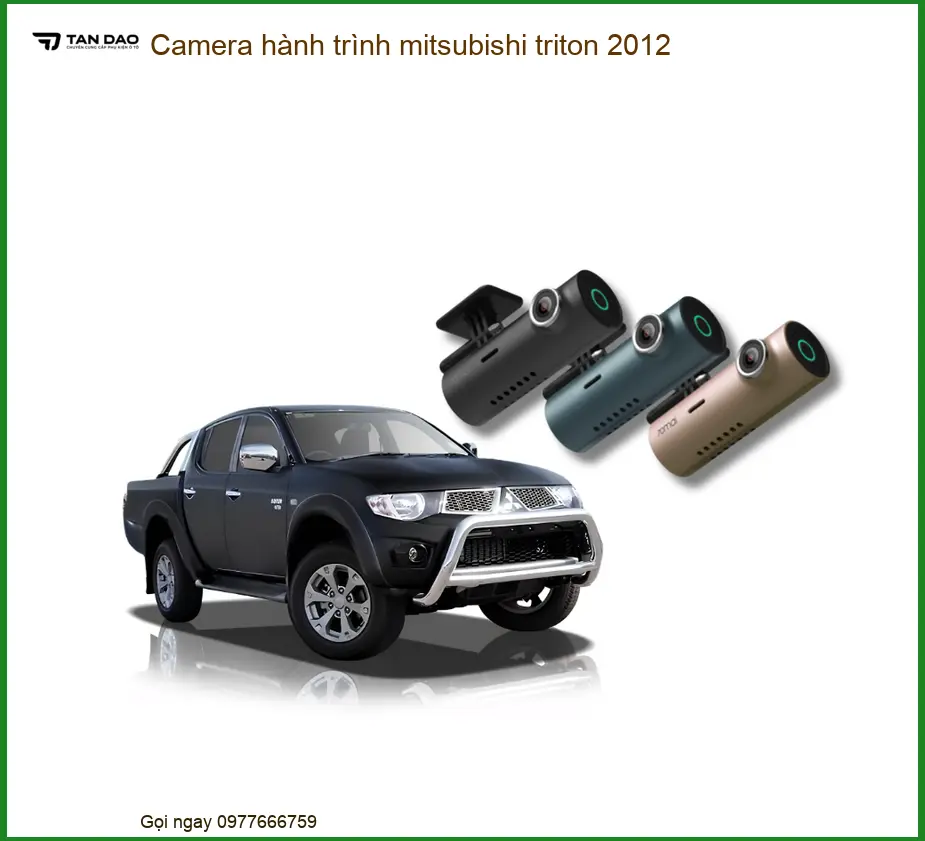 Camera hành trình Mitsubishi Triton 2012 - Trung Tâm Gắn Uy Tín TPHCM