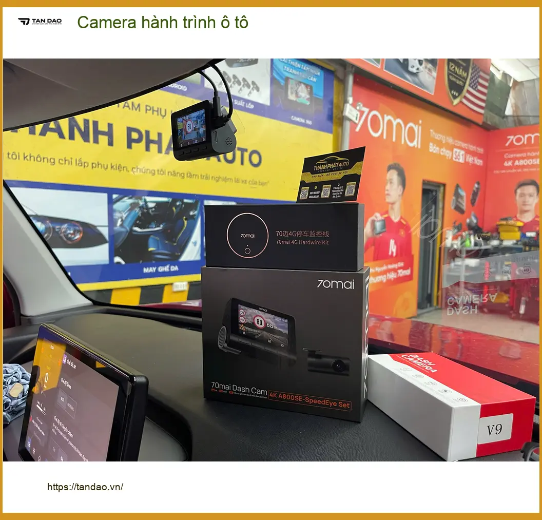 Cô Thu Thủy lắp Camera hành trình ô tô Toyota Vios tại Quận 12 ảnh thực tế 2