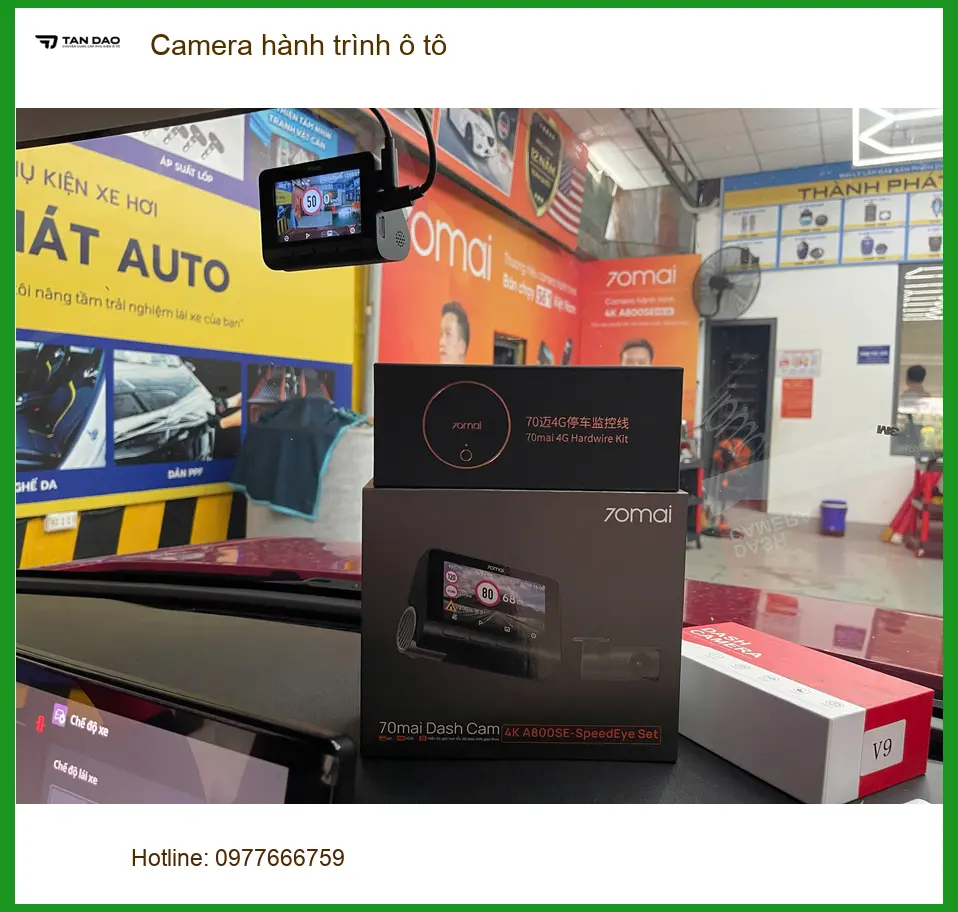 Cô Thu Thủy lắp Camera hành trình ô tô Toyota Vios tại Quận 12 ảnh thực tế 4