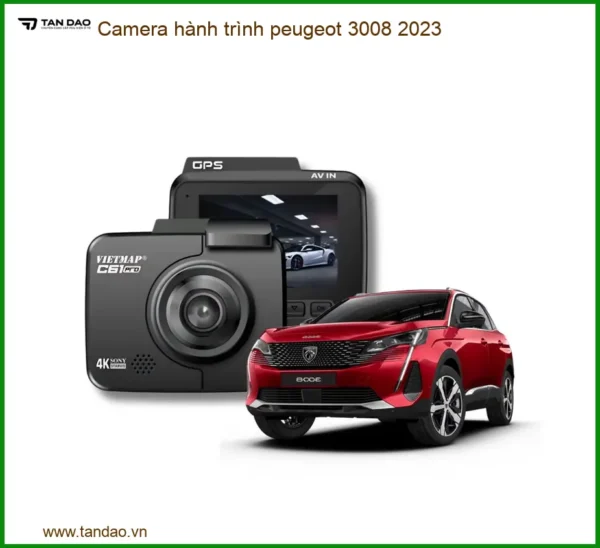 Camera hành trình Peugeot 3008 2023 - Trung Tâm Lắp Đặt Chính Hãng TPHCM