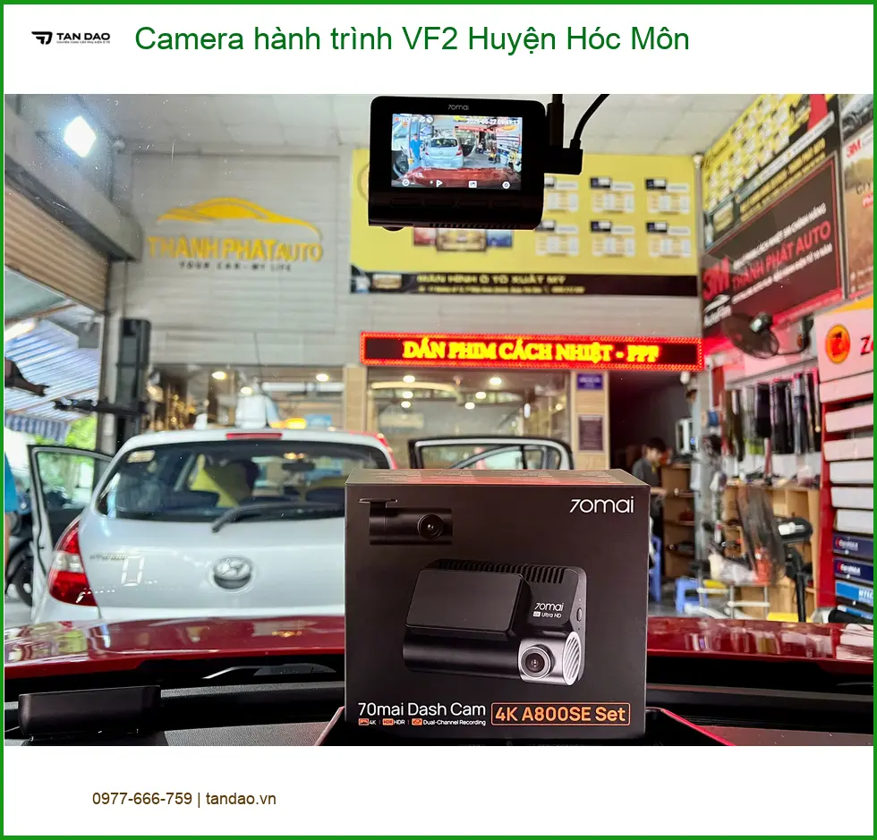 Địa Chỉ Lắp Camera Hành Trình Ô Tô hành trình VF2 Huyện Hóc Môn - Giá Tốt TPHCM