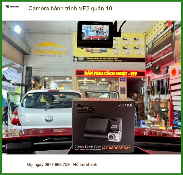 Địa Chỉ Gắn Camera Hành Trình Ô Tô VF2 Quận 10 - Giá Tốt TPHCM