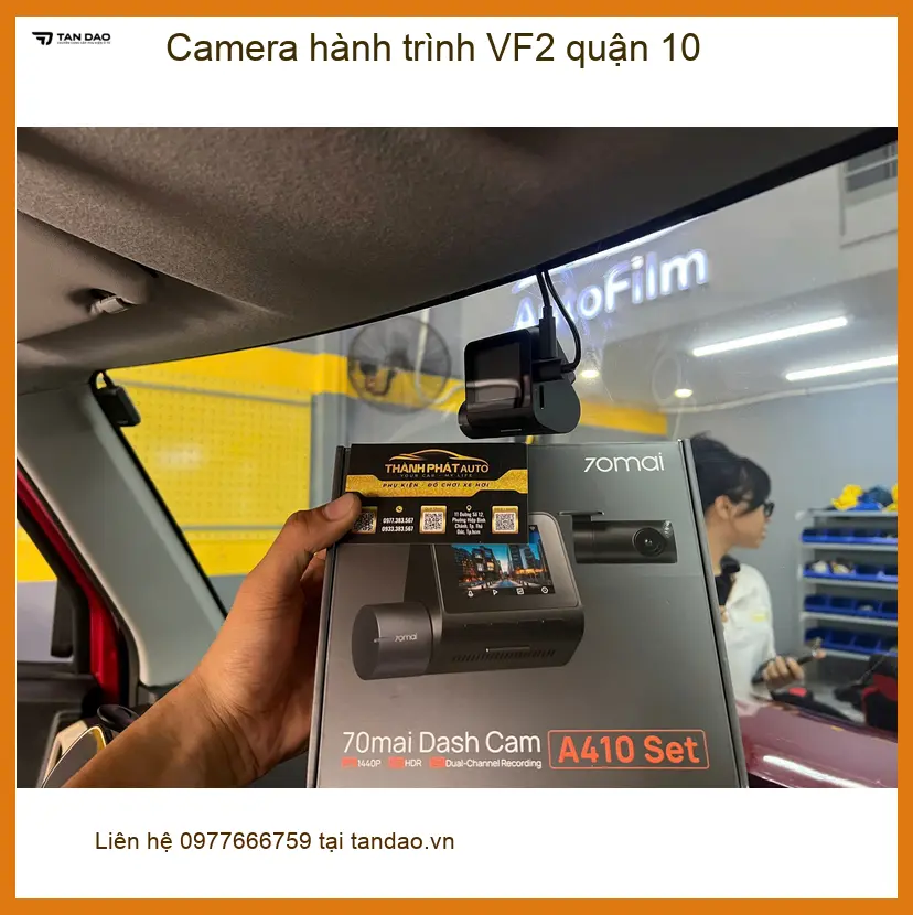 Địa Chỉ Gắn Camera Hành Trình Ô Tô VF2 Quận 10 - Giá Tốt TPHCM ảnh thực tế 3