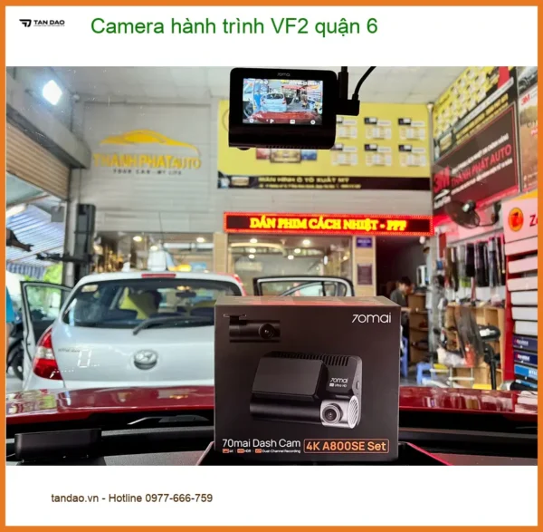 Nơi Gắn Camera Hành Trình Ô Tô hành trình VF2 Quận 6 - Giá Tốt TPHCM