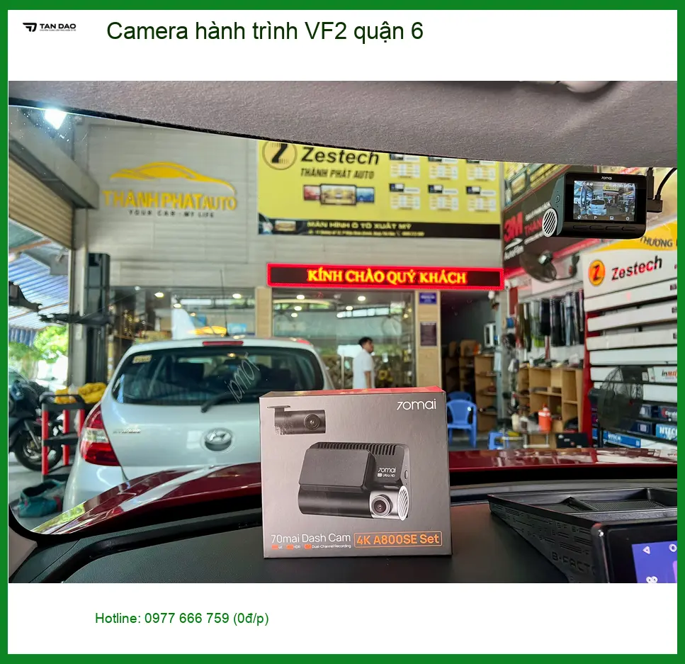 Nơi Gắn Camera Hành Trình Ô Tô hành trình VF2 Quận 6 - Giá Tốt TPHCM ảnh thực tế 3