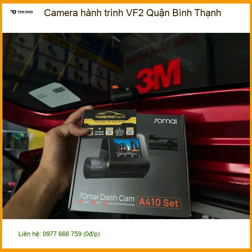 Cửa Hàng Lắp Camera Hành Trình Ô Tô VF2 Quận Bình Thạnh - Giá Tốt TPHCM ảnh thực tế 3