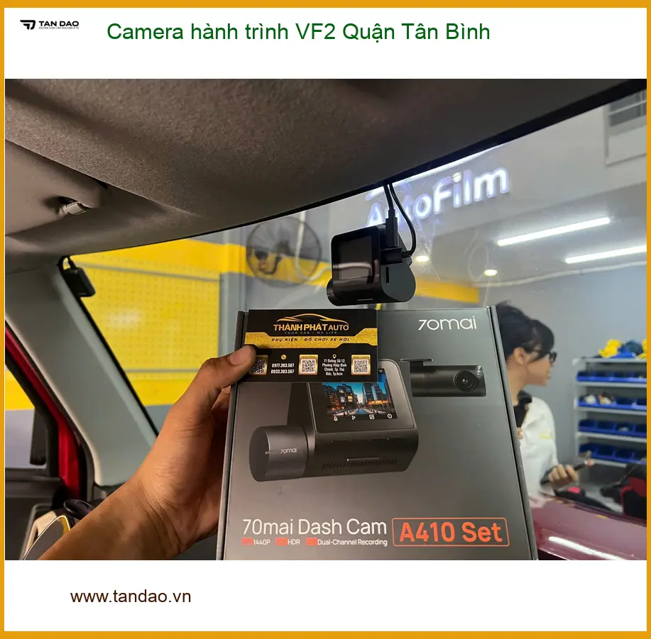 Nơi Lắp Camera Hành Trình Ô Tô hành trình VF2 Quận Tân Bình - Giá Tốt TPHCM ảnh thực tế 2