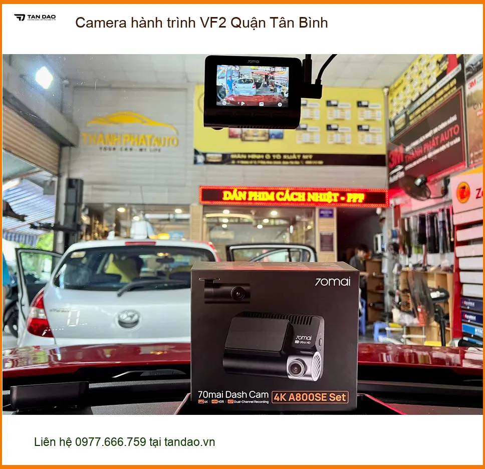 Nơi Lắp Camera Hành Trình Ô Tô hành trình VF2 Quận Tân Bình - Giá Tốt TPHCM ảnh thực tế 3