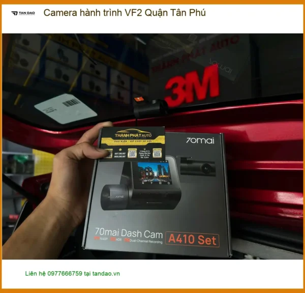 Alternative view of Địa Chỉ Lắp Camera Hành Trình Ô Tô VF2 Quận Tân Phú - Lắp Đặt Uy Tín TPHCM
