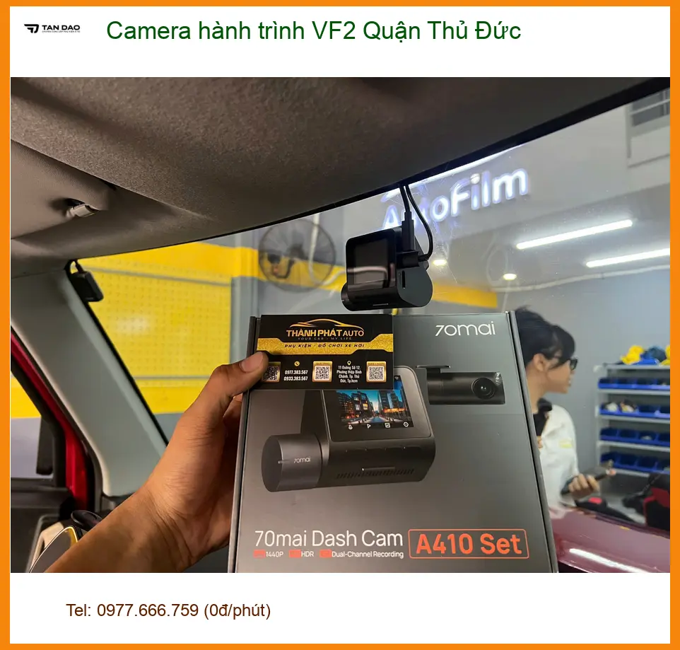 Nơi Gắn Camera Hành Trình Ô Tô hành trình VF2 Quận Thủ Đức - Giá Tốt TPHCM