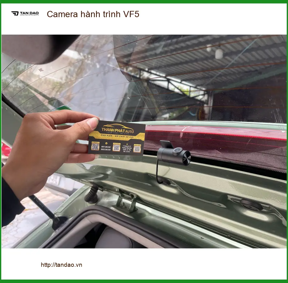 Anh Kiên lắp Camera hành trình VF5 tại Quận 9 để đảm bảo an toàn di chuyển mỗi ngày