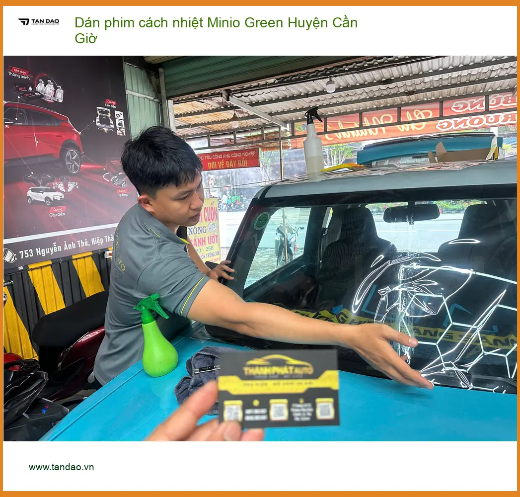 Trung Tâm Dán Phim Cách Nhiệt Ô Tô Minio Green Huyện Cần Giờ - Giá Tốt TPHCM ảnh thực tế 2