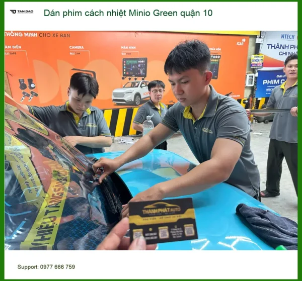 Alternative view of Dịch Vụ Dán Phim Cách Nhiệt Ô Tô phim Minio Green quận 10 - Lắp Đặt Uy Tín TPHCM