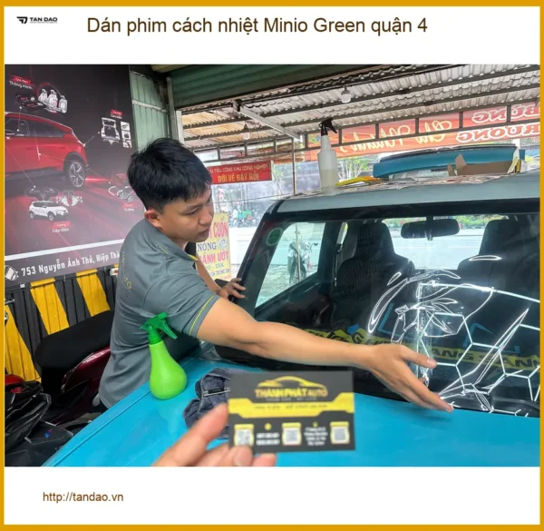 Alternative view of Nơi Dán Phim Cách Nhiệt Ô Tô phim cách nhiệt Minio Green quận 4 - Giá Tốt TPHCM