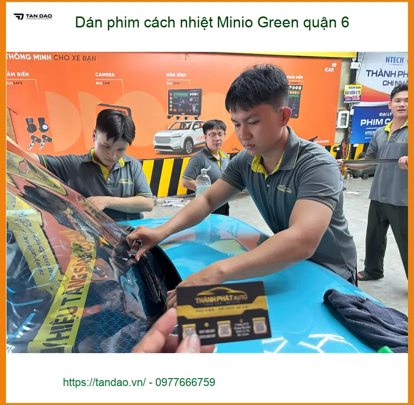 Trung Tâm Dán Phim Cách Nhiệt Ô Tô phim cách nhiệt Minio Green quận 6 - Giá Tốt TPHCM ảnh thực tế 3