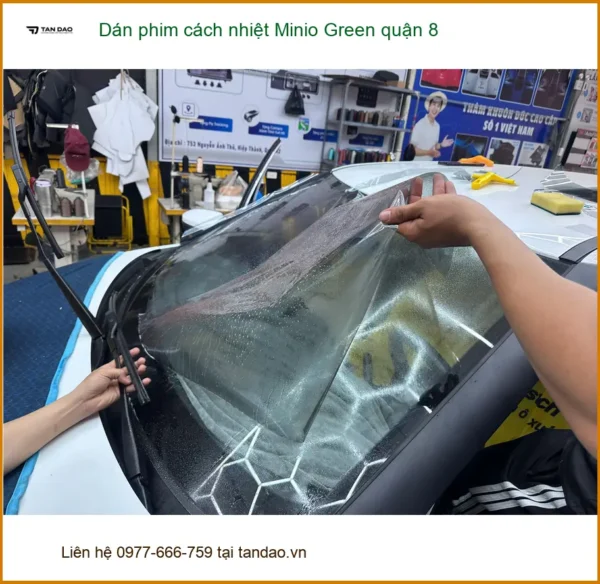 Alternative view of Địa Chỉ Dán Phim Cách Nhiệt Ô Tô Minio Green tại Quận 8 - Lắp Đặt Uy Tín TPHCM