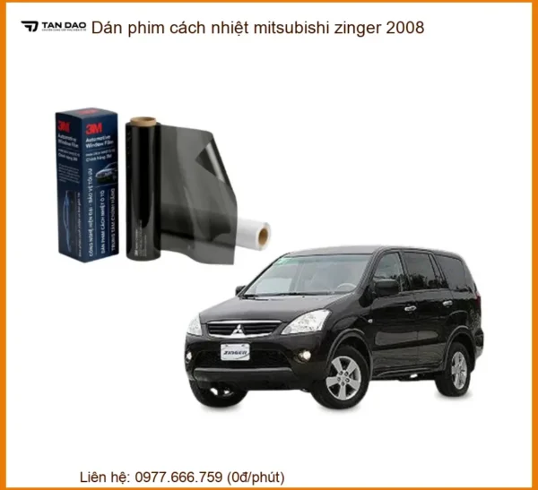Dán Phim Cách Nhiệt Mitsubishi Zinger 2008 - Địa Chỉ Lắp Đặt Uy Tín TPHCM